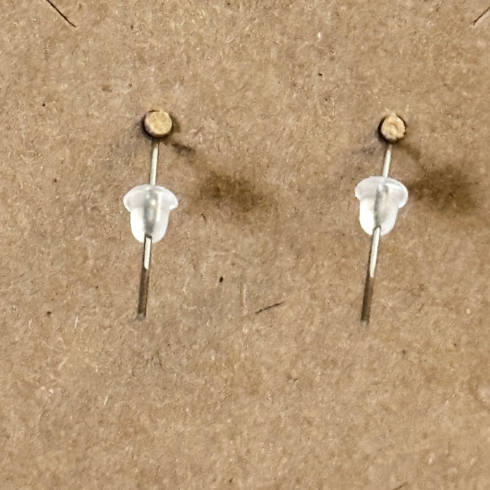 316L Stainless Steel -Genuine Abalone shell dragonfly earrings round. NWOT - Picture 6 of 13